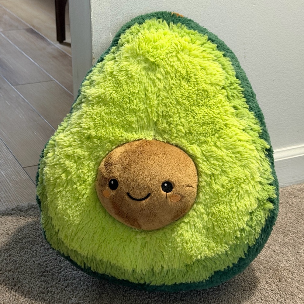 Authentic Large Squishable Avocado Plush